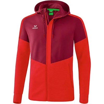 Afbeelding van Erima Squad trainingsjack met capuchon bordeaux/rood 34 / L