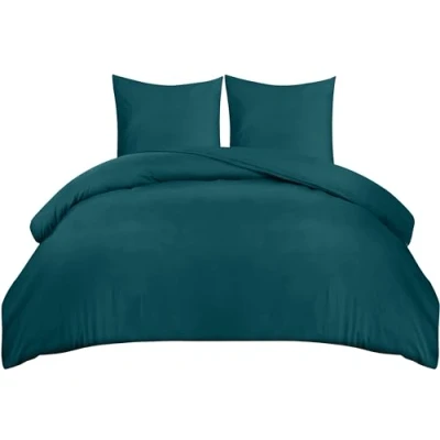 Afbeelding van Utopia Bedding Dekbedovertrek Set Zachte Microvezel 240x220cm met Kussenslopen 65x65cm Beddengoed Wintertaling