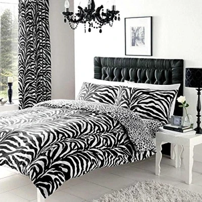 Afbeelding van Zebra print 2 persoons dekbedovertrek 200 x centimeter