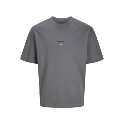 Afbeelding van Jack &amp; Jones Jjeurban EDGE Studio TEE O NECK Tshirt print, Heren, Maat: XL, Castlerock