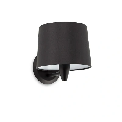 Afbeelding van Faro Lighting Conga Wandlamp met Shade Black, E27