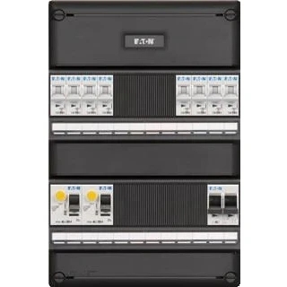 Afbeelding van Eaton 1 fase groepenkast 8 lichtgroepen 16A, achter 2 x 30ma + hs