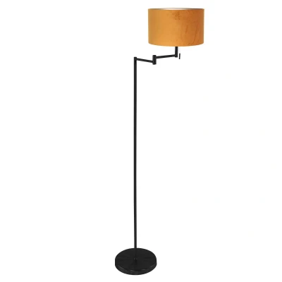 Afbeelding van Mexlite vloerlamp Bella zwart 3887ZW