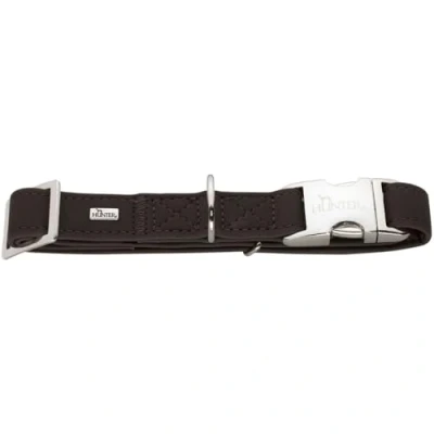 Afbeelding van HUNTER Softie Halsband Alu Strong Art Nubuk 25/45 x 65 cm Groot Bruin