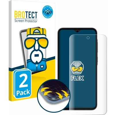 Afbeelding van BROTECT Screenprotector voor Samsung Galaxy A35 5G Folie Beschermfolie transparant volledig dekking (2 Stuks)