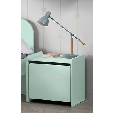 Afbeelding van LUCEVI Kiddy Kindernachtkastje Hout Groen 40x36x41cm