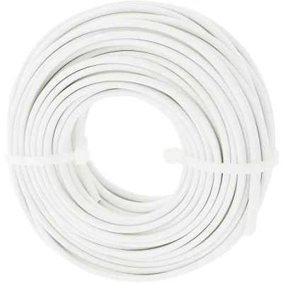 Afbeelding van Huishoudsnoer 2 x 0.75 mm² 20 meter (Plat, Wit)