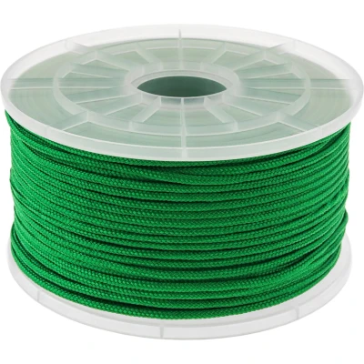 Afbeelding van PrimeMatik Multifilament gevlochten touw PP 100 m x 3 mm groen