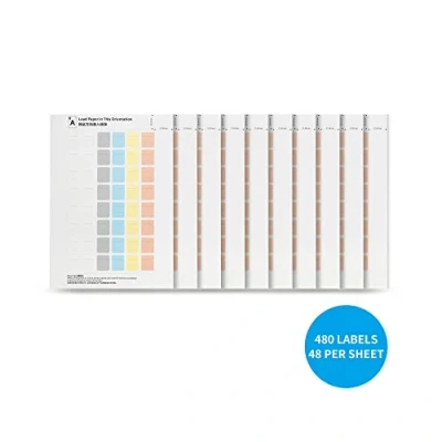 Afbeelding van JJC 480 SD geheugenkaartetikettenstickers, A4 printeretiketten Papierstickers Zelfklevend voor XQD CFexpress Type B Kaarten Markering Inkjetprinters &amp; handgeschreven ondersteund
