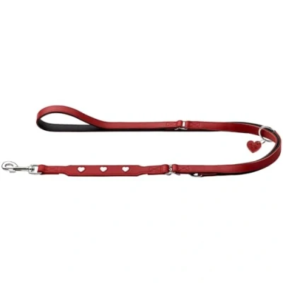Afbeelding van Verstelbare riem Love kleur rood/zwart, maat 13/200