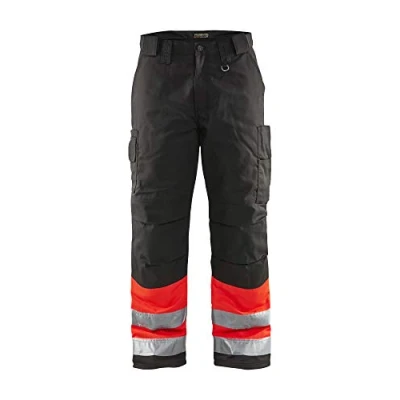 Afbeelding van Blaklader Winterwerkbroek High Vis 1862 1811 Rood/Zwart C44