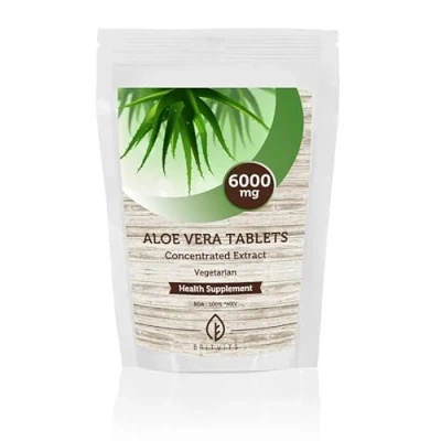 Afbeelding van Aloë Vera Extract 6000mg Veggie 1000 Tabletten Pillen