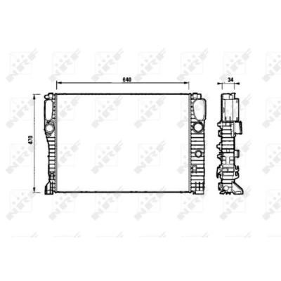 Afbeelding van Radiateur NRF 53829