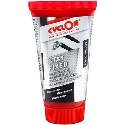 Afbeelding van Cyclon Stay Fixed carbon montagepasta tube 50 ml BikeTotaal.nl Zilver