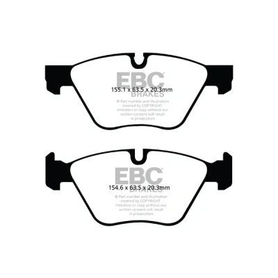 Afbeelding van Remblokkenset, schijfrem EBC BRAKES DP42088R