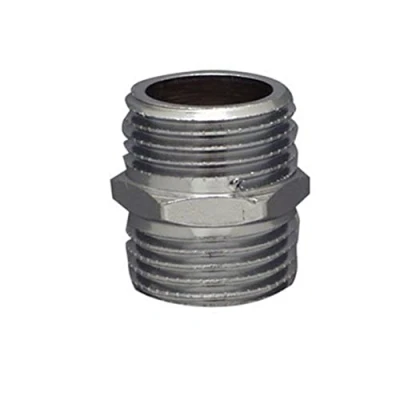 Afbeelding van Cornat chroom dubbele nippel 3/8 inch, TEC386600 1/2 inch