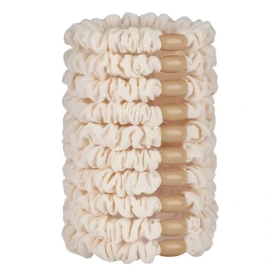 Afbeelding van JessLab Scrunchy Haarelastiekjes, 10 Stuks Zijde Satijnen Haarelastiekjes Paardenstaart Houders Zacht Elastiek Geen Schade Scrunchies Haarbanden Haaraccessoires voor Meisjes Dames, Kleur Assortiment