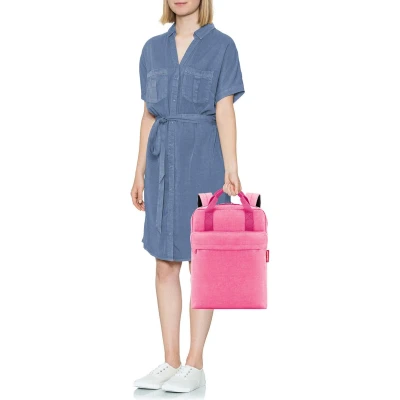 Afbeelding van Reisenthel Allday Backpack M ISO Koeltas Rugzak 15L Twist Roze