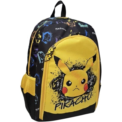 Afbeelding van Pokémon Rugzak Skate Face 43 cm Zwart/Geel