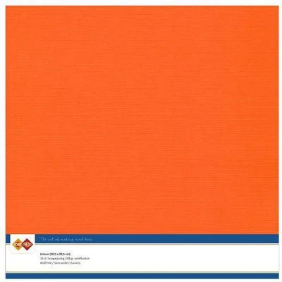 Afbeelding van Scrap Oranje Linnenkarton 10 stuks