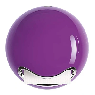 Afbeelding van Spirella Wc rolhouder &quot;Bowl&quot; om te plakken of boren, lila