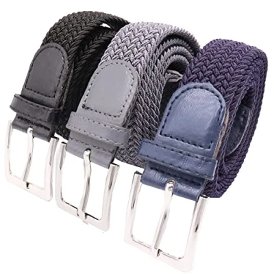 Afbeelding van Safekeepers elastische Riem Gevlochten 3 Stuks Elastiek Stretch Broekriem