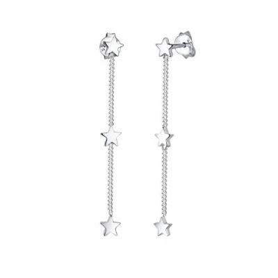 Afbeelding van Elli Stern Astro Trend Oorbellen silvercoloured, Dames, Maat: One Size, Silver coloured