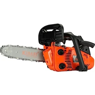 Afbeelding van Kibani Kettingzaag Benzine 25.4 cc / 1 pk 2 takt Motor Incl. extra ketting Zwaardlengte 25 cm 10 inch Easy Startsysteem snoeizaag