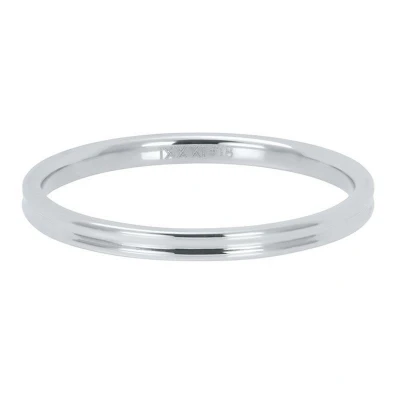 Afbeelding van Small ribbed iXXXi Vulring 2 mm 19 / Silver