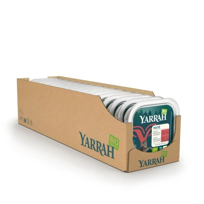 Afbeelding van 16x Yarrah Bio Kattenvoer Paté Rund&amp;Kip 100 gr