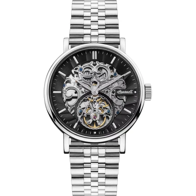 Afbeelding van Ingersoll 1892, horloge, I05804B De Charles Automatisch 44mm 5ATM, Zilver, (Analoog 44 mm)