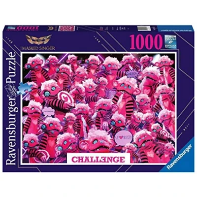 Afbeelding van Ravensburger Puzzle 16771 Challenge Monsterchen 1000 Teile The Masked Singer für Erwachsene und Kinder ab 14 Jahren