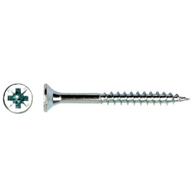 Afbeelding van PGB Fasteners Spaanplaatschroef VZK Staal 6 x 80 mm