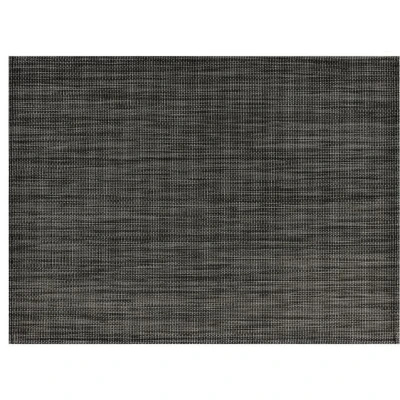 Afbeelding van Placemat, fijne band, 45x33 cm, verpakt per 6 stuks, kleur grijs/zwart