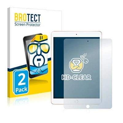 Afbeelding van BROTECT (2 Stuks) Schermbeschermer voor Apple iPad WiFi/Cellular 10.2&quot; 2019 Screen Protector Transparant