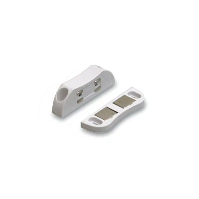 Afbeelding van DX Magneetsnapper MC 9 12kg 80x16mm Opschroevend Kunststof/Kunststof Wit 91202B