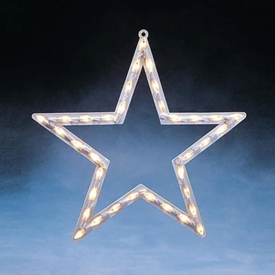 Afbeelding van Kerstster led kerstverlichting binnen 35 lampjes 47 x 50 cm wa