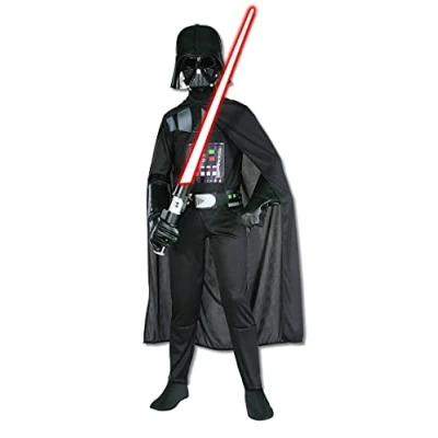 Afbeelding van Rubie&#039;s 3 882009 L Darth Vader kinderkostuum, maat Large
