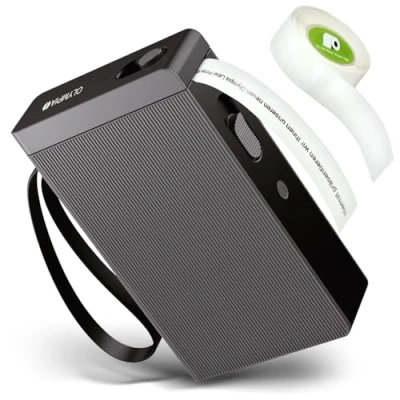 Afbeelding van Olympia Thermische Label Printer P22 Thuis/ kantoor/ Hobby Wireless Bluetooth Smartphone app Zwart