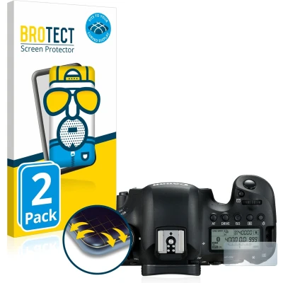 Afbeelding van BROTECT Screenprotector voor Canon EOS 6D Mark II (Schouderdisplay) Folie Beschermfolie matte volledig dekking (2 Stuks)