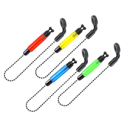 Afbeelding van Set van 4 karperweegschaal, beetindicator, karper, rood, geel, blauw, groen