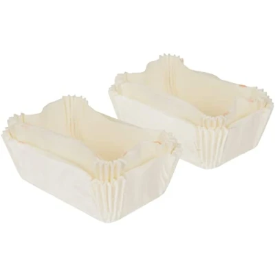 Afbeelding van DECORA, 0339880 vormpjes voor mini PlumCake, zeer comfortabel het bakken, presenteren en cadeau geven van hittebestendig tot 220, Made in Italy, kleur beige, 36 stuks.