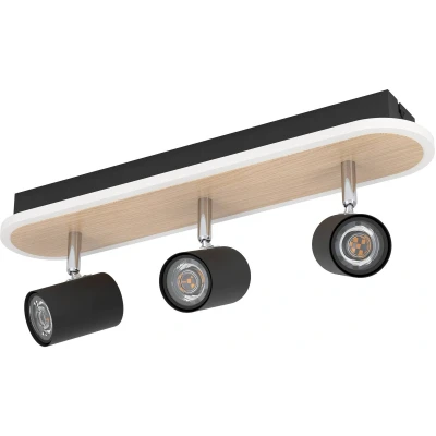 Afbeelding van EGLO Rimbocchi Spot LED 46 cm ZwartBruin Dimbaar Lichtscenario&#039;s