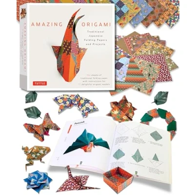 Afbeelding van Amazing Origami Kit Traditional Japanese Foldings Papers and Projects /anglais: Folding [144 with Book, 17 Projects]