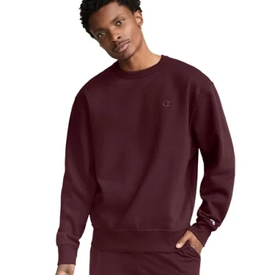 Afbeelding van Champion Powerblend Pullover Sweatshirt voor heren, Kastanjebruin, M