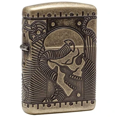 Afbeelding van Zippo Armor Case Carved Skull Special Edition