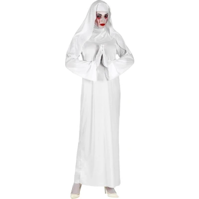Afbeelding van &quot;Ghostly NUN&quot; (tunic, hoofdstuk, handschoenen) (XXL)