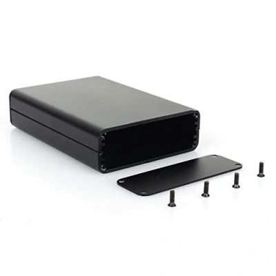 Afbeelding van Aluminium Box Circuit PCB Instrument Behuizing Elektronische Project Case DIY met Schroeven