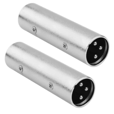 Afbeelding van JOMLEY XLR Mannelijk naar Mannelijk, 3 pins Adapter, Microfoon Kabel Adapter 2 pack