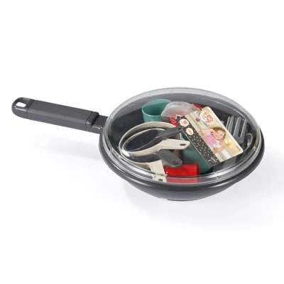 Afbeelding van Ecoiffier 100% Chef Servies en Bestek in Pan, 19dlg.